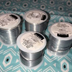 ***DONATING SOON! 4 Blick aluminum art wire spools, 50ft, 11.5 gauge